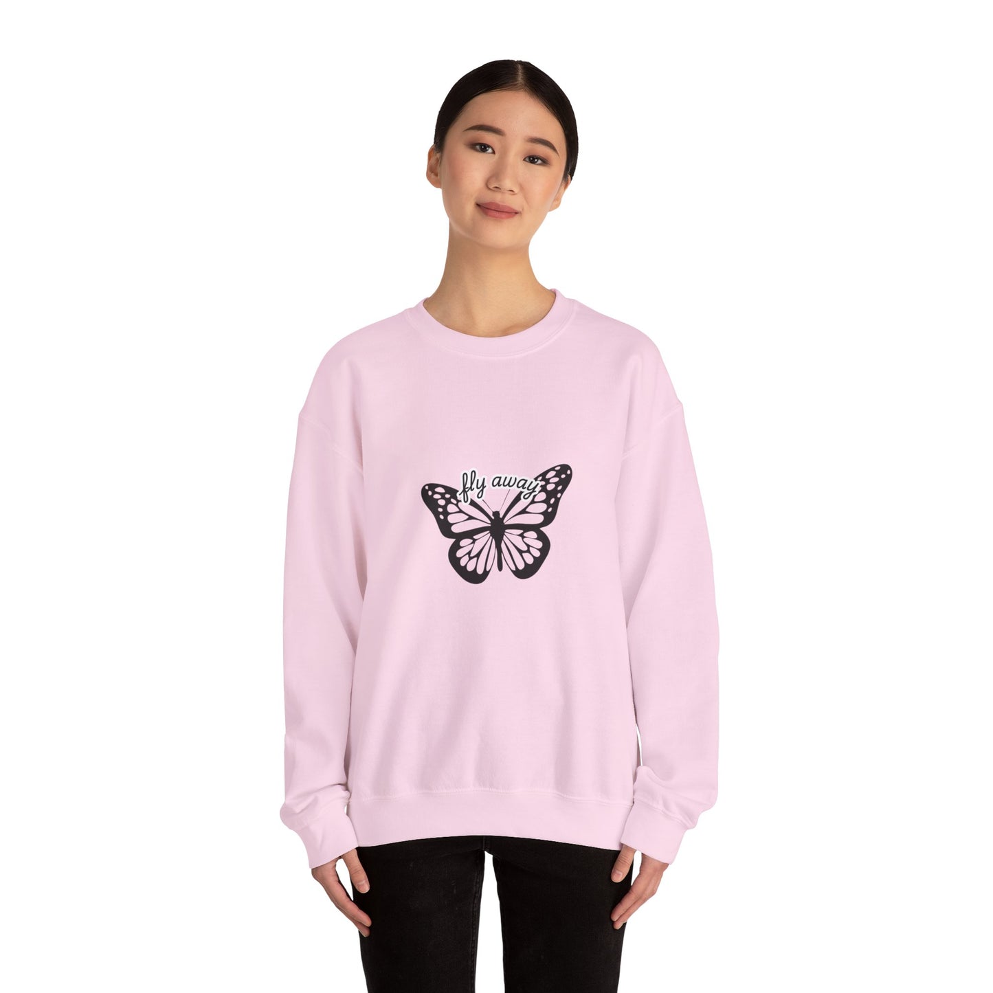 Butterfly "Fly Away" Aesthetic Sweatshirt – Soft & Cozy Vibe🦋✨