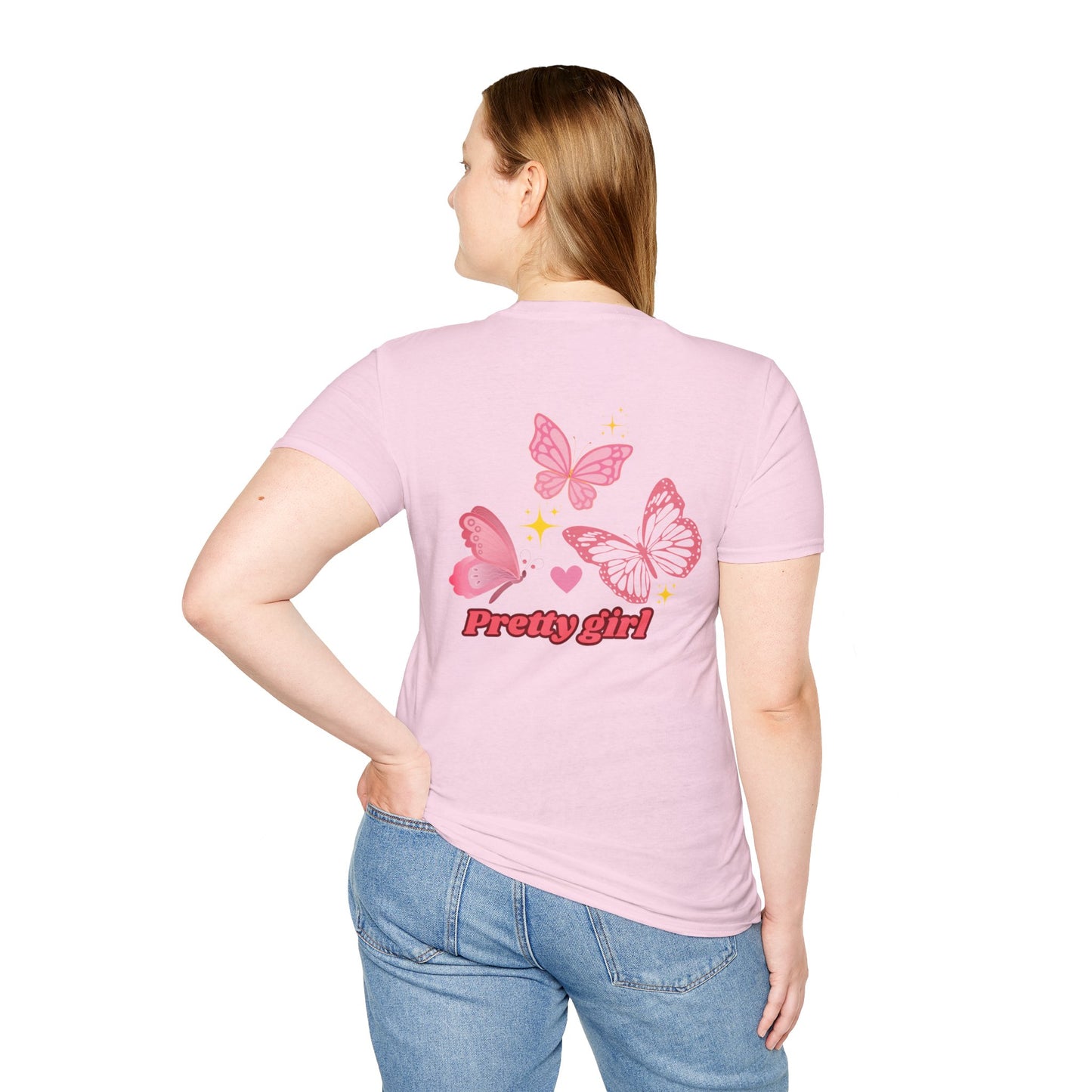 Girls Butterfly Print Tee - Cute & Comfy summer t-shirt🦋💗