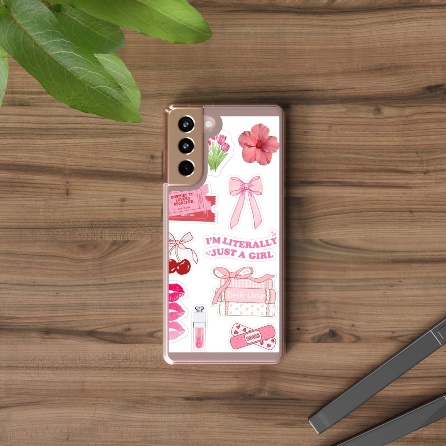 Pink Girly Aesthetic Phone Case | “I’m Just a Girl” Bookish Vibe 💕✨