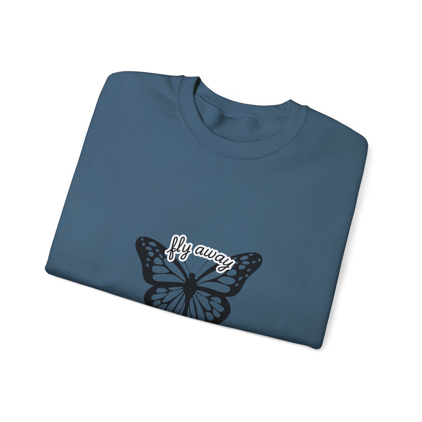 Butterfly "Fly Away" Aesthetic Sweatshirt – Soft & Cozy Vibe🦋✨