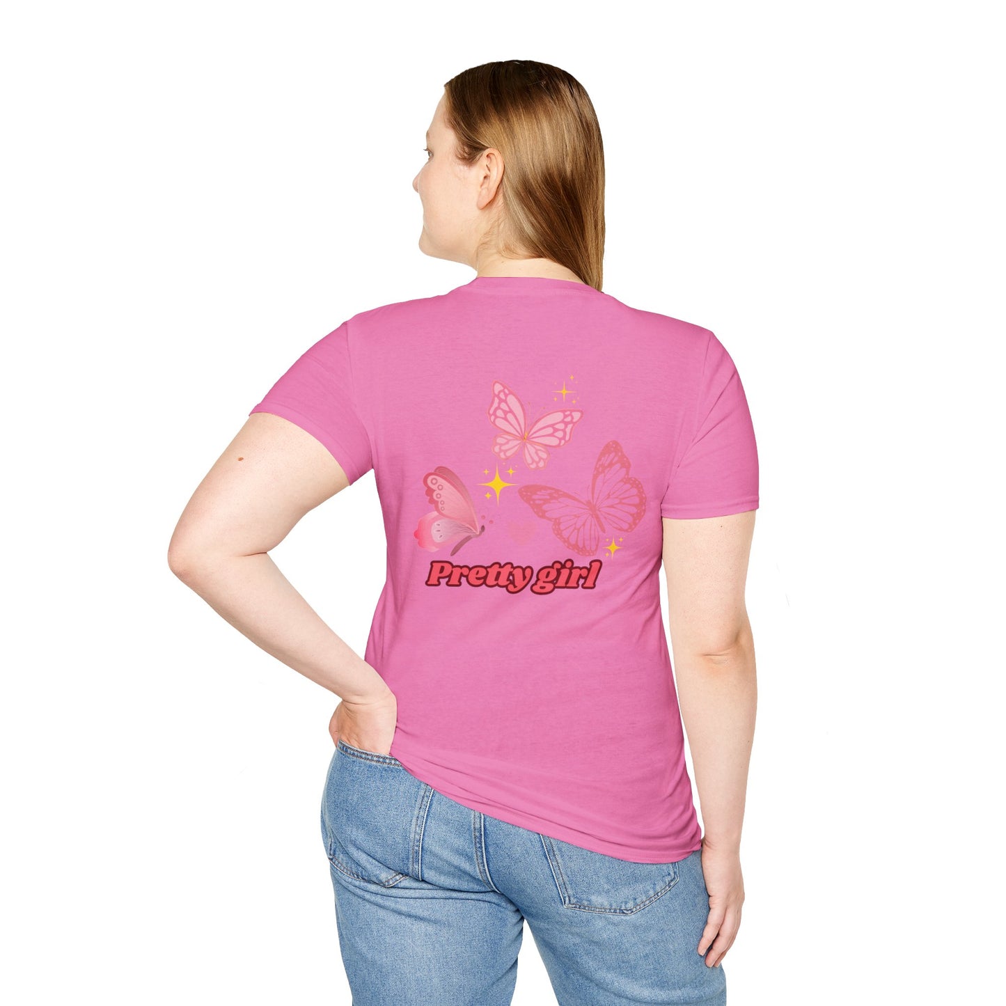 Girls Butterfly Print Tee - Cute & Comfy summer t-shirt🦋💗