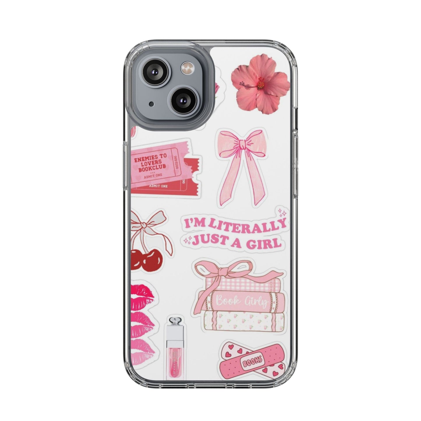 Pink Girly Aesthetic Phone Case | “I’m Just a Girl” Bookish Vibe 💕✨