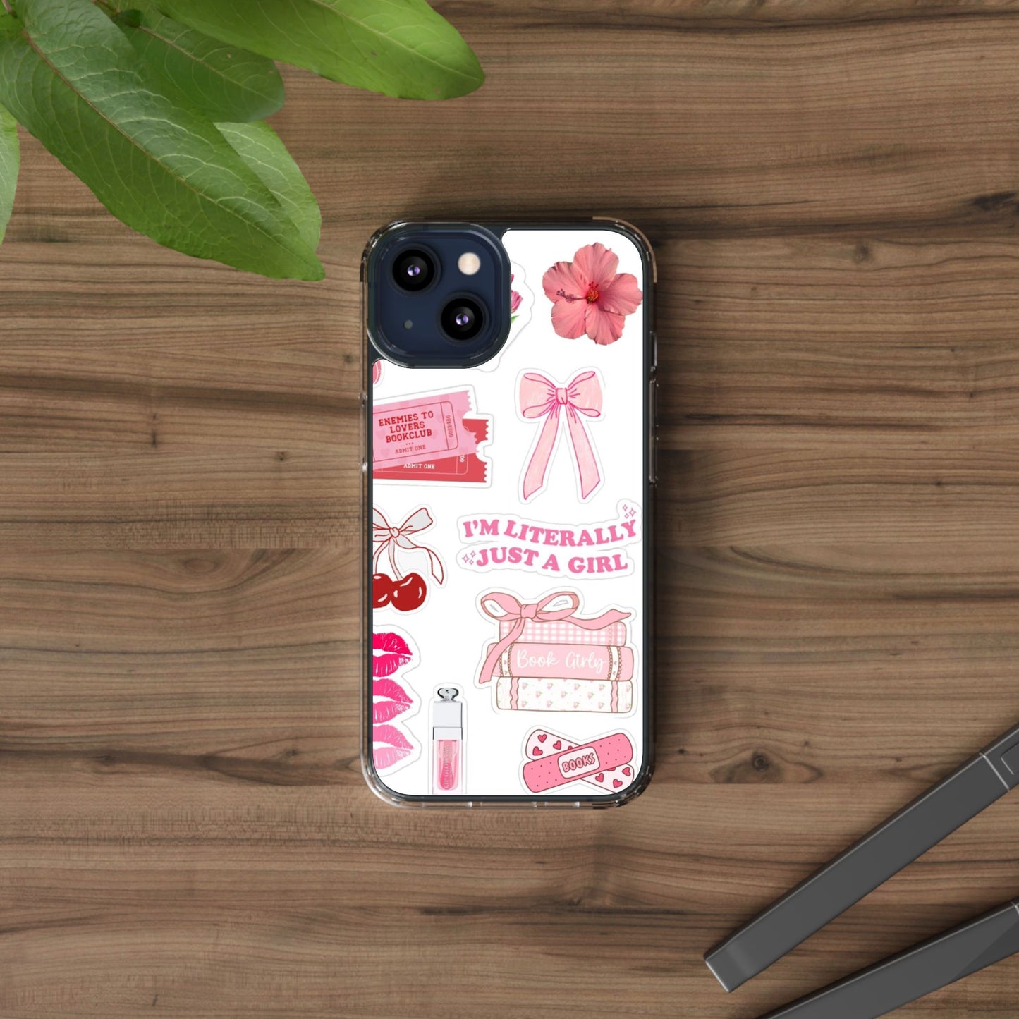 Pink Girly Aesthetic Phone Case | “I’m Just a Girl” Bookish Vibe 💕✨
