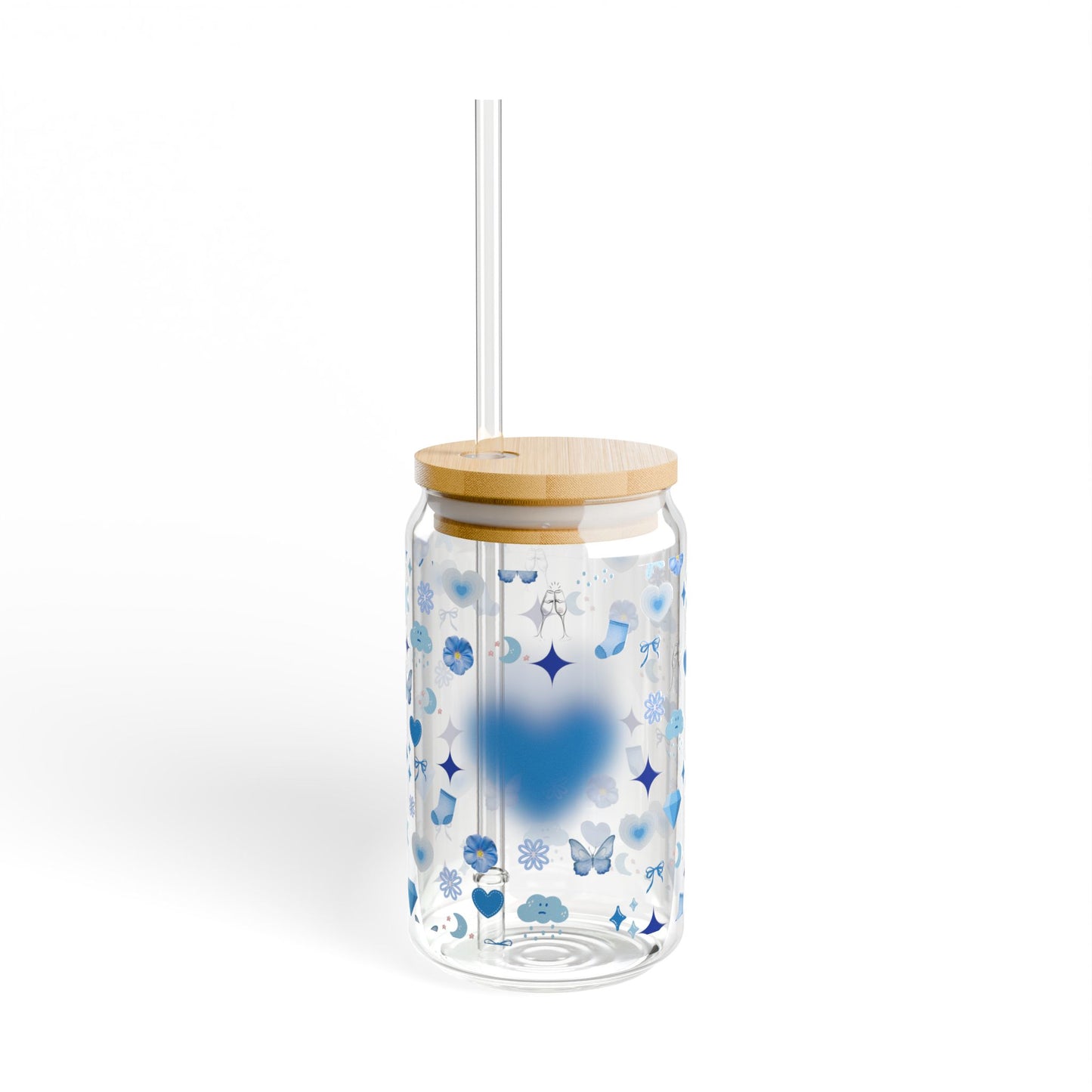 Your Daily Dose of Vibe- Sipper Glass💙✨