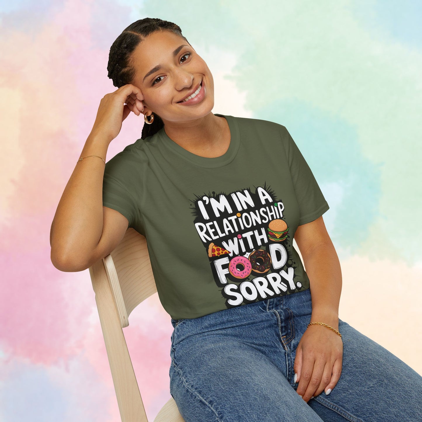 I'm in a Relationship with Food Graphic T-Shirt