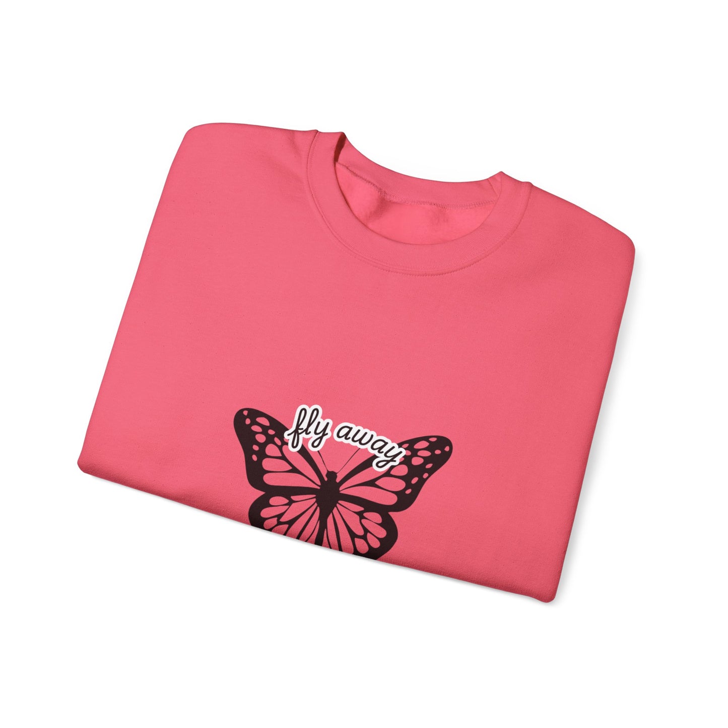 Butterfly "Fly Away" Aesthetic Sweatshirt – Soft & Cozy Vibe🦋✨