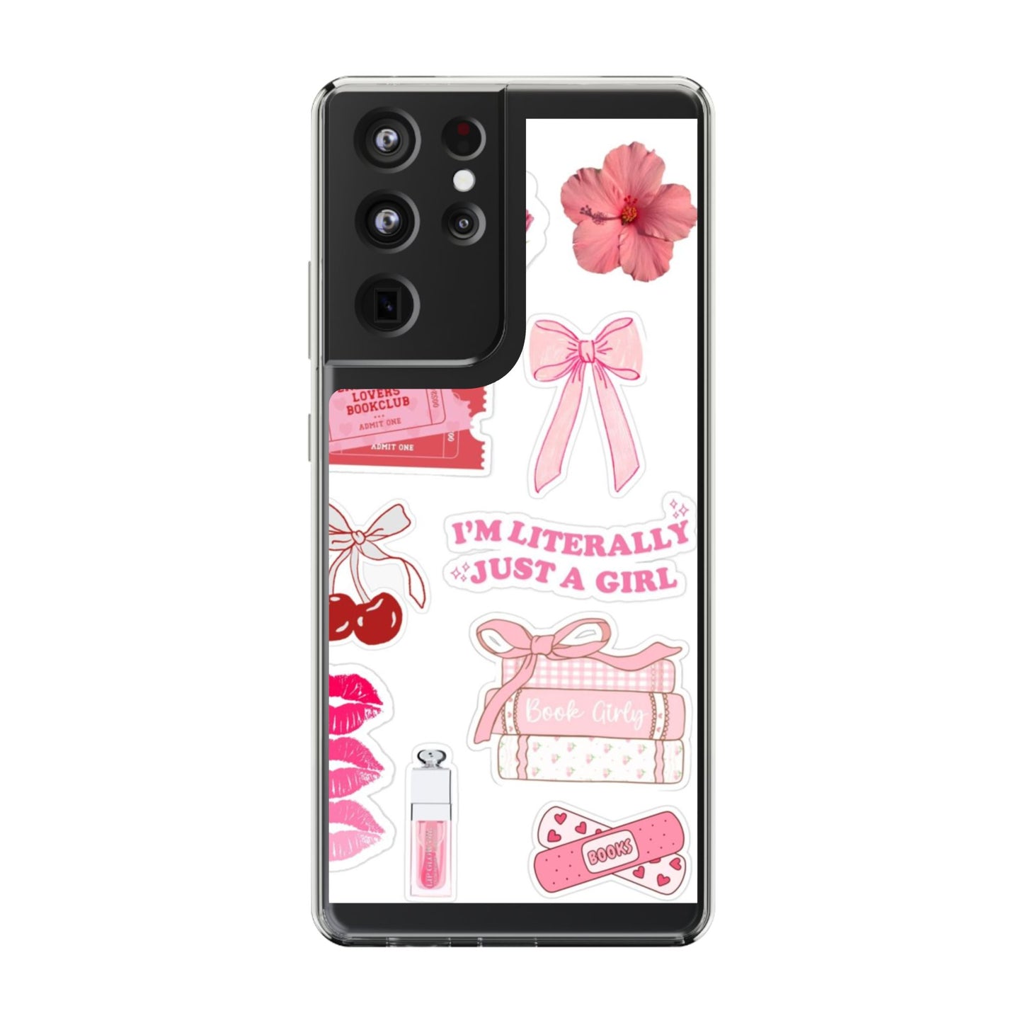 Pink Girly Aesthetic Phone Case | “I’m Just a Girl” Bookish Vibe 💕✨