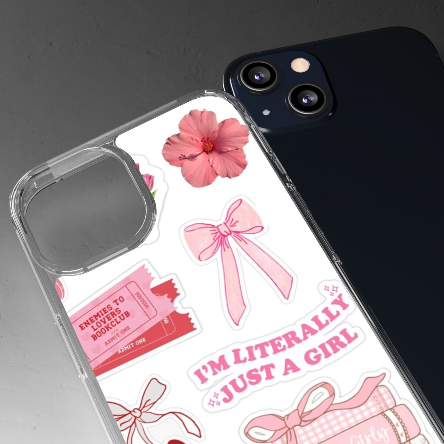 Pink Girly Aesthetic Phone Case | “I’m Just a Girl” Bookish Vibe 💕✨