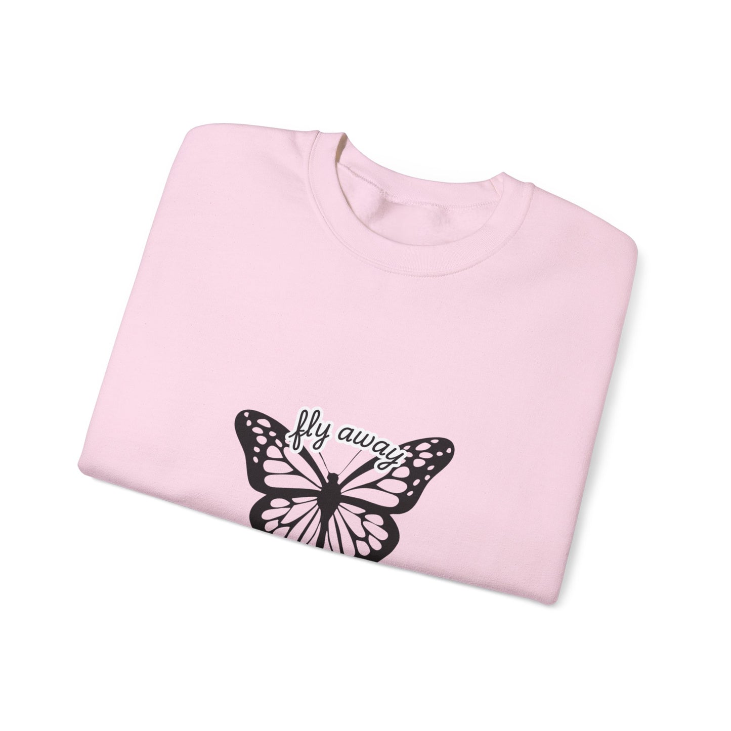 Butterfly "Fly Away" Aesthetic Sweatshirt – Soft & Cozy Vibe🦋✨