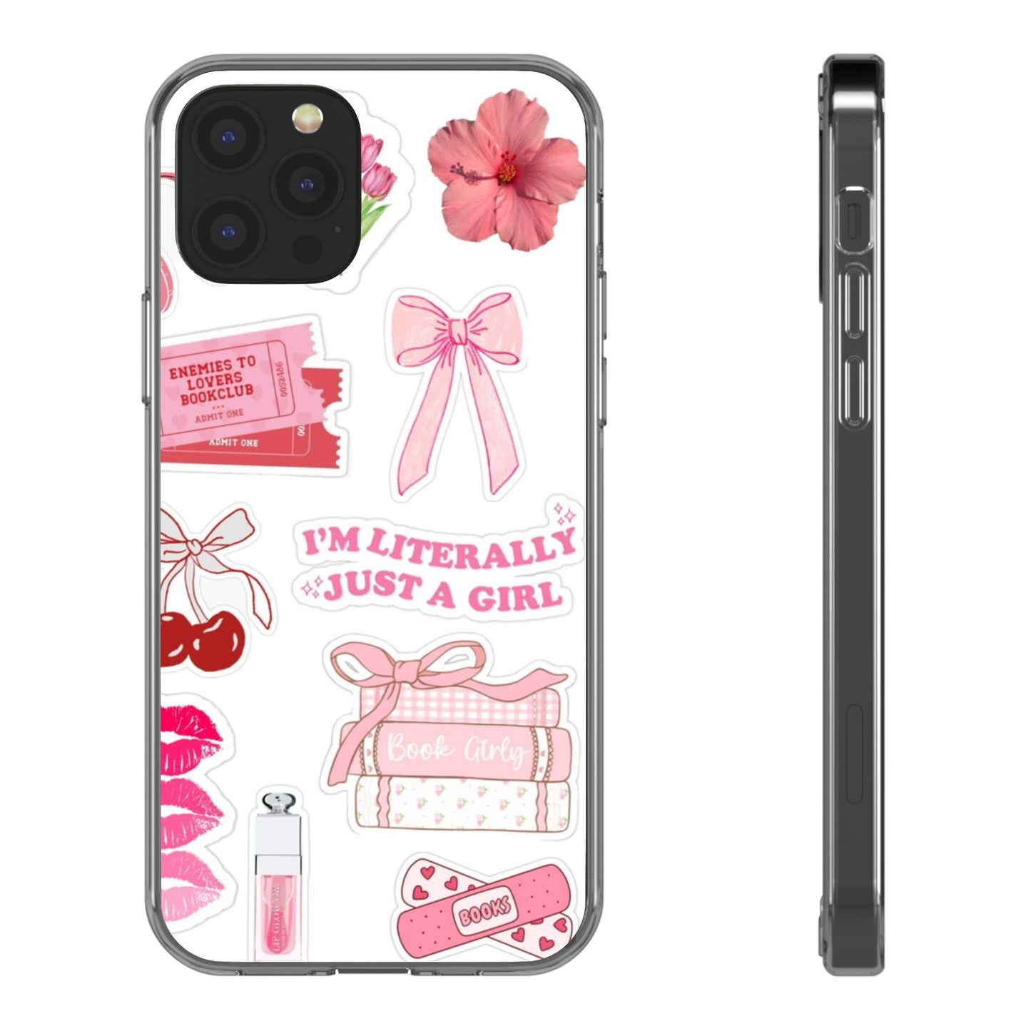 Pink Girly Aesthetic Phone Case | “I’m Just a Girl” Bookish Vibe 💕✨