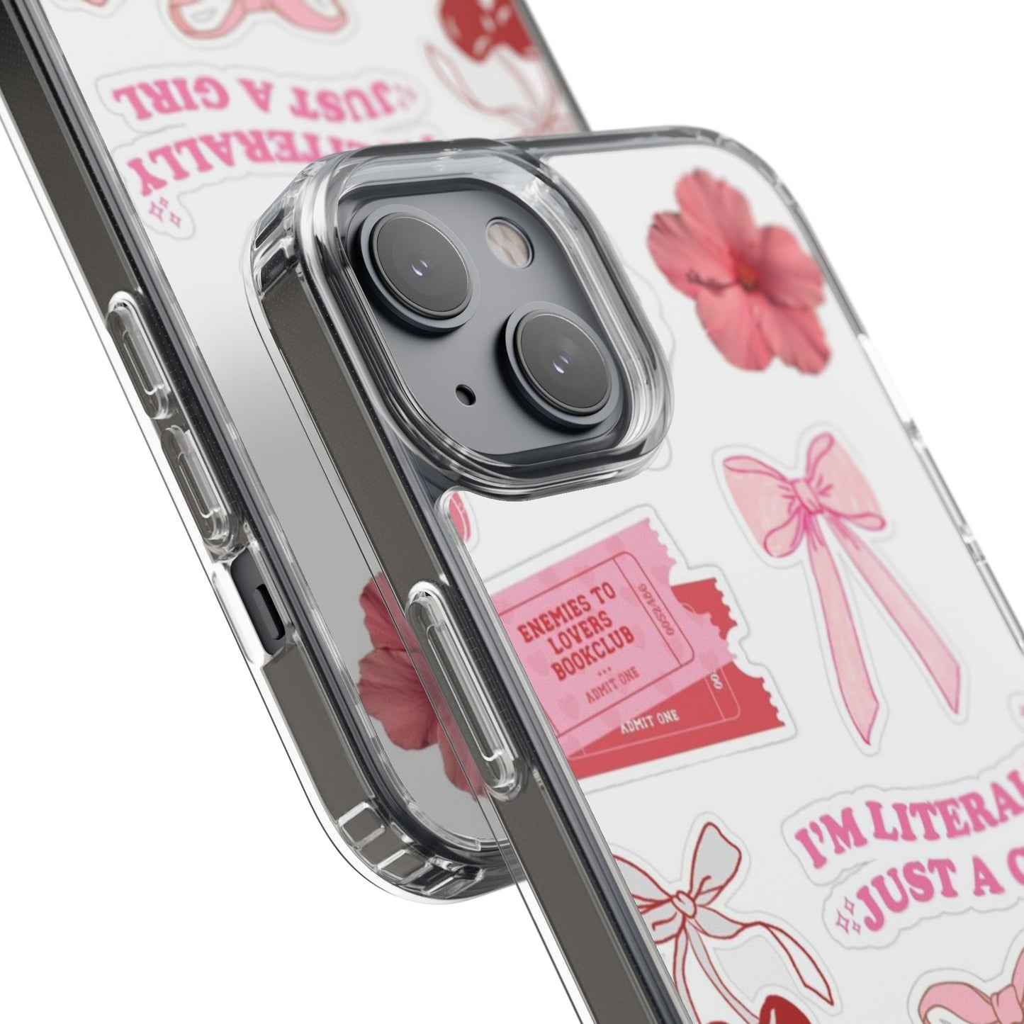 Pink Girly Aesthetic Phone Case | “I’m Just a Girl” Bookish Vibe 💕✨