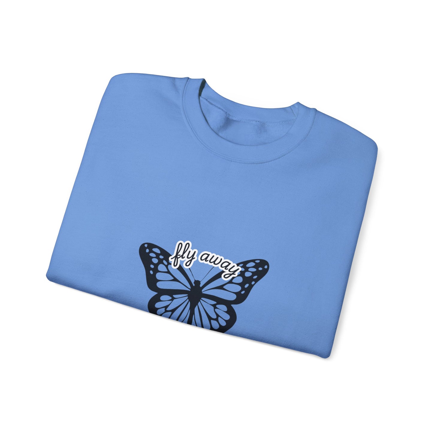 Butterfly "Fly Away" Aesthetic Sweatshirt – Soft & Cozy Vibe🦋✨
