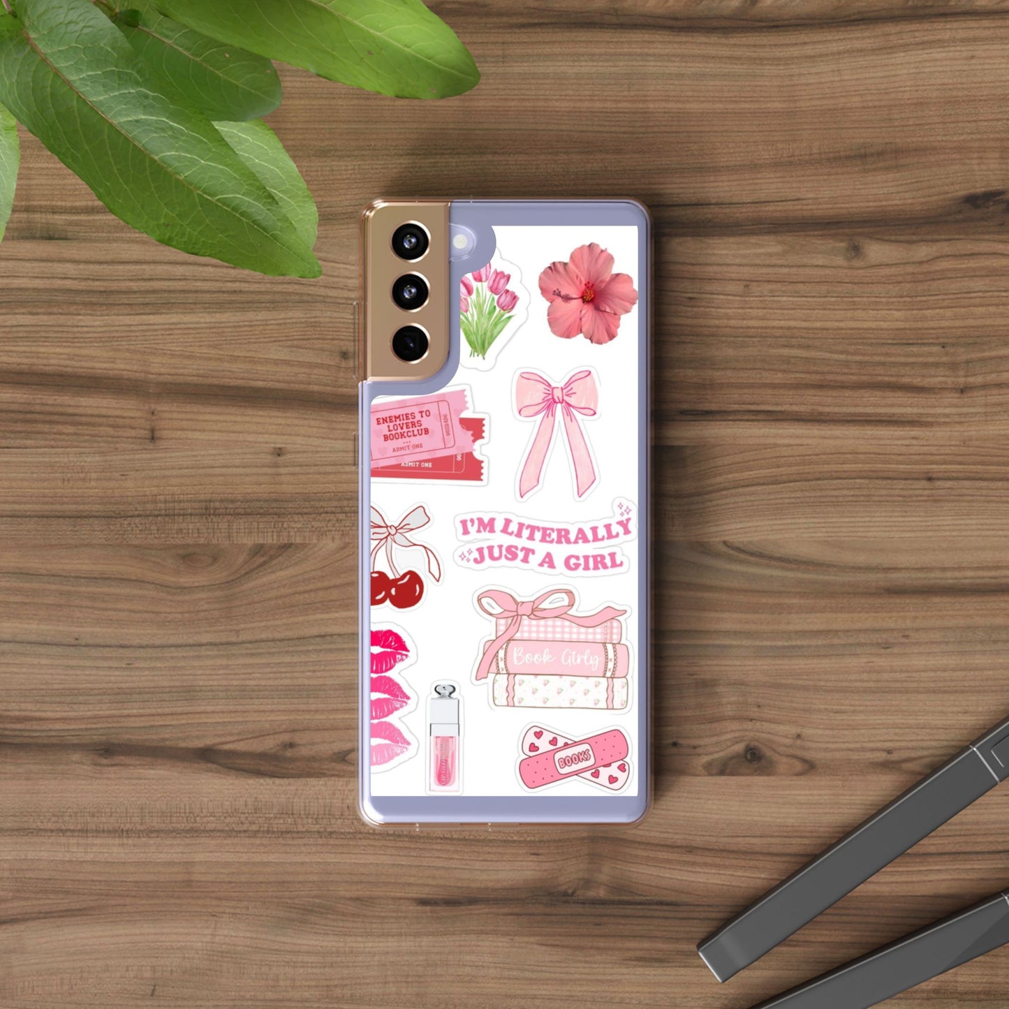 Pink Girly Aesthetic Phone Case | “I’m Just a Girl” Bookish Vibe 💕✨