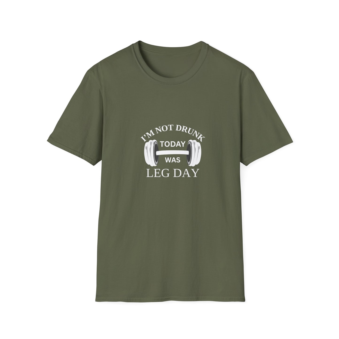 I’m Not Drunk, It Was Leg Day” Gym T-Shirt – Fitness Humor Tee