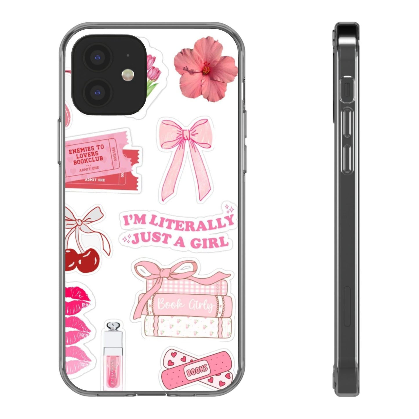 Pink Girly Aesthetic Phone Case | “I’m Just a Girl” Bookish Vibe 💕✨