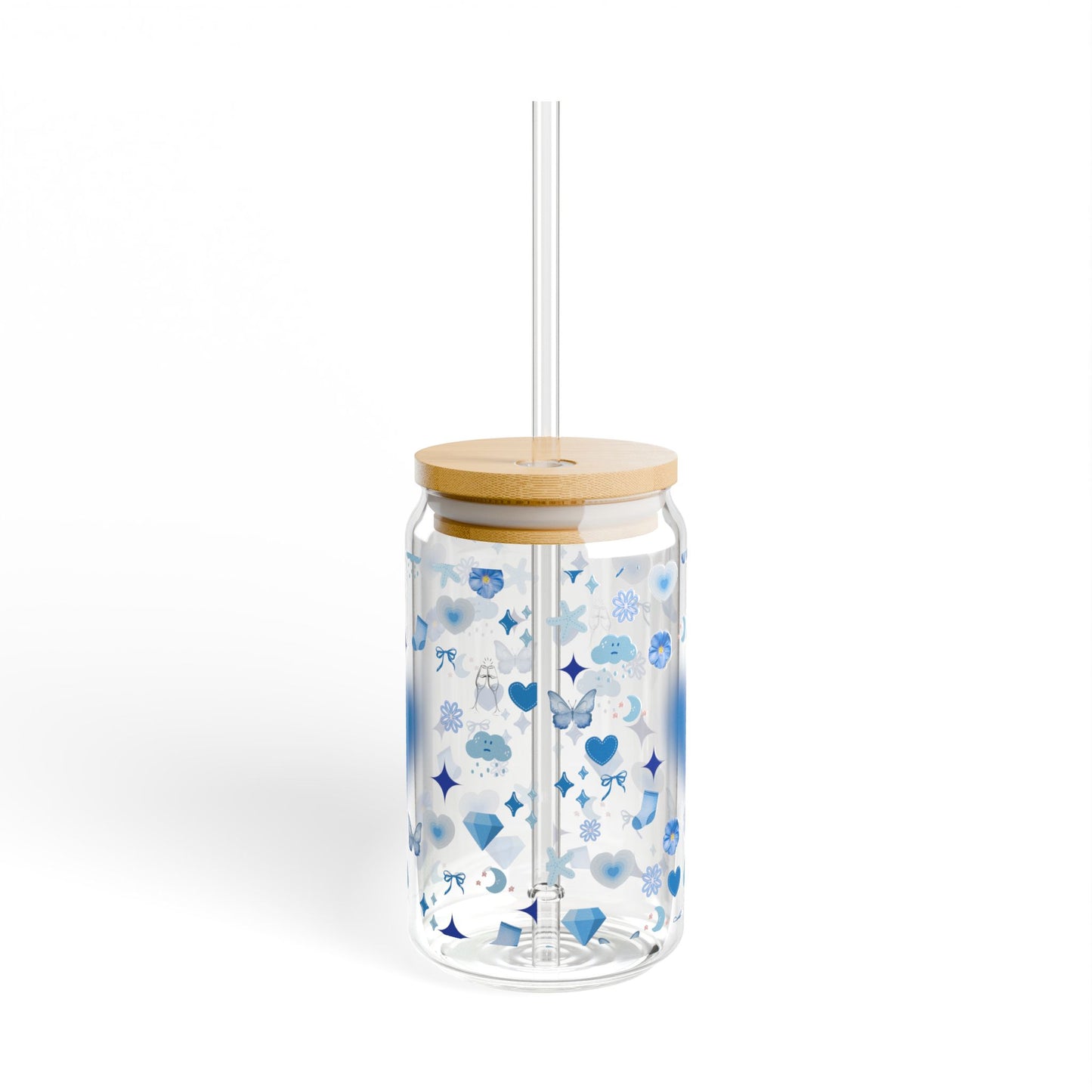 Your Daily Dose of Vibe- Sipper Glass💙✨