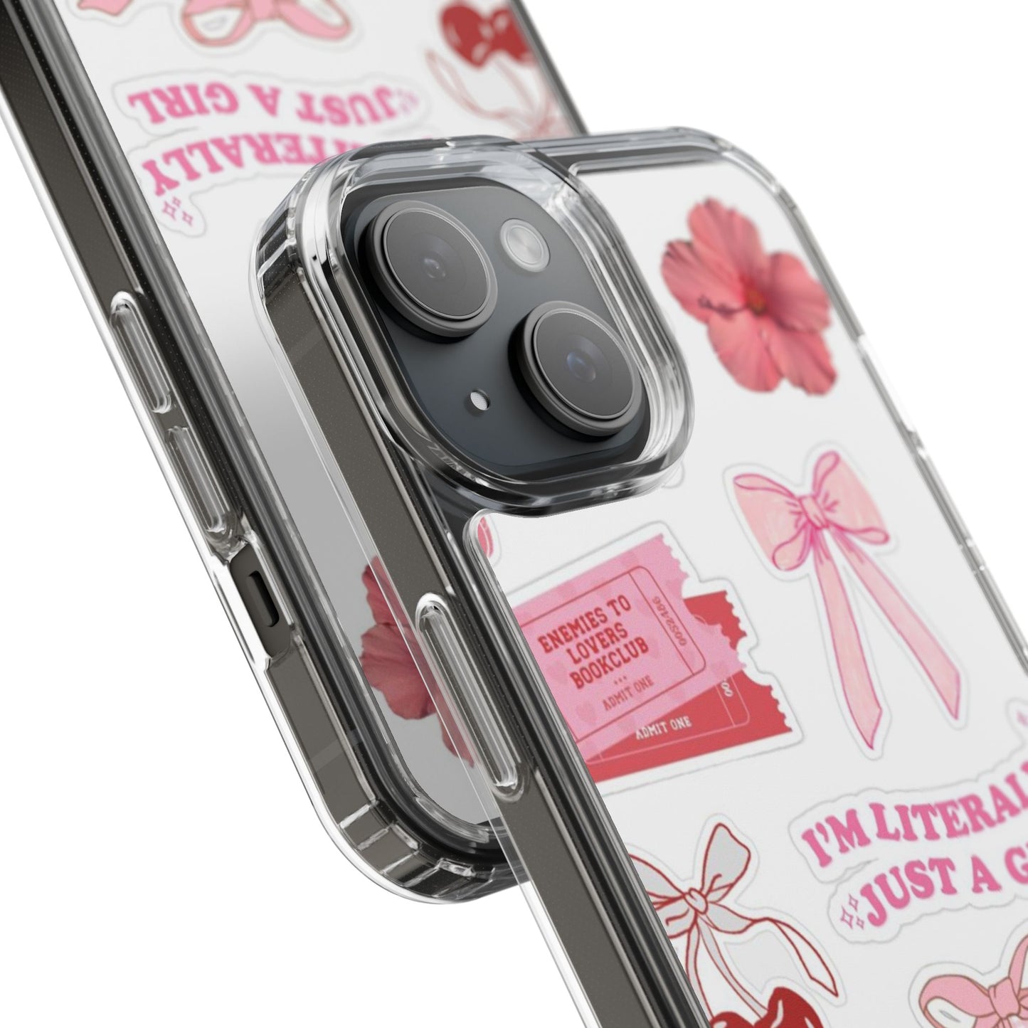 Pink Girly Aesthetic Phone Case | “I’m Just a Girl” Bookish Vibe 💕✨