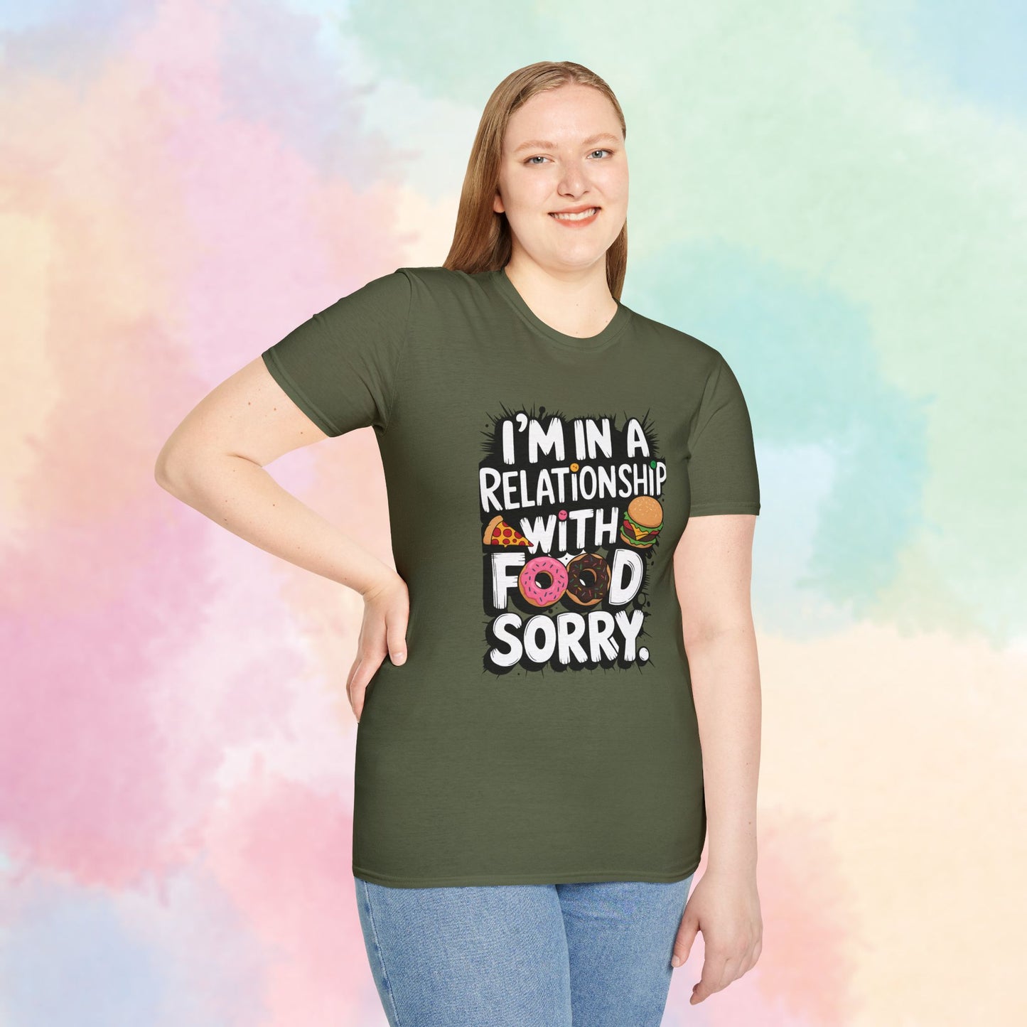 I'm in a Relationship with Food Graphic T-Shirt
