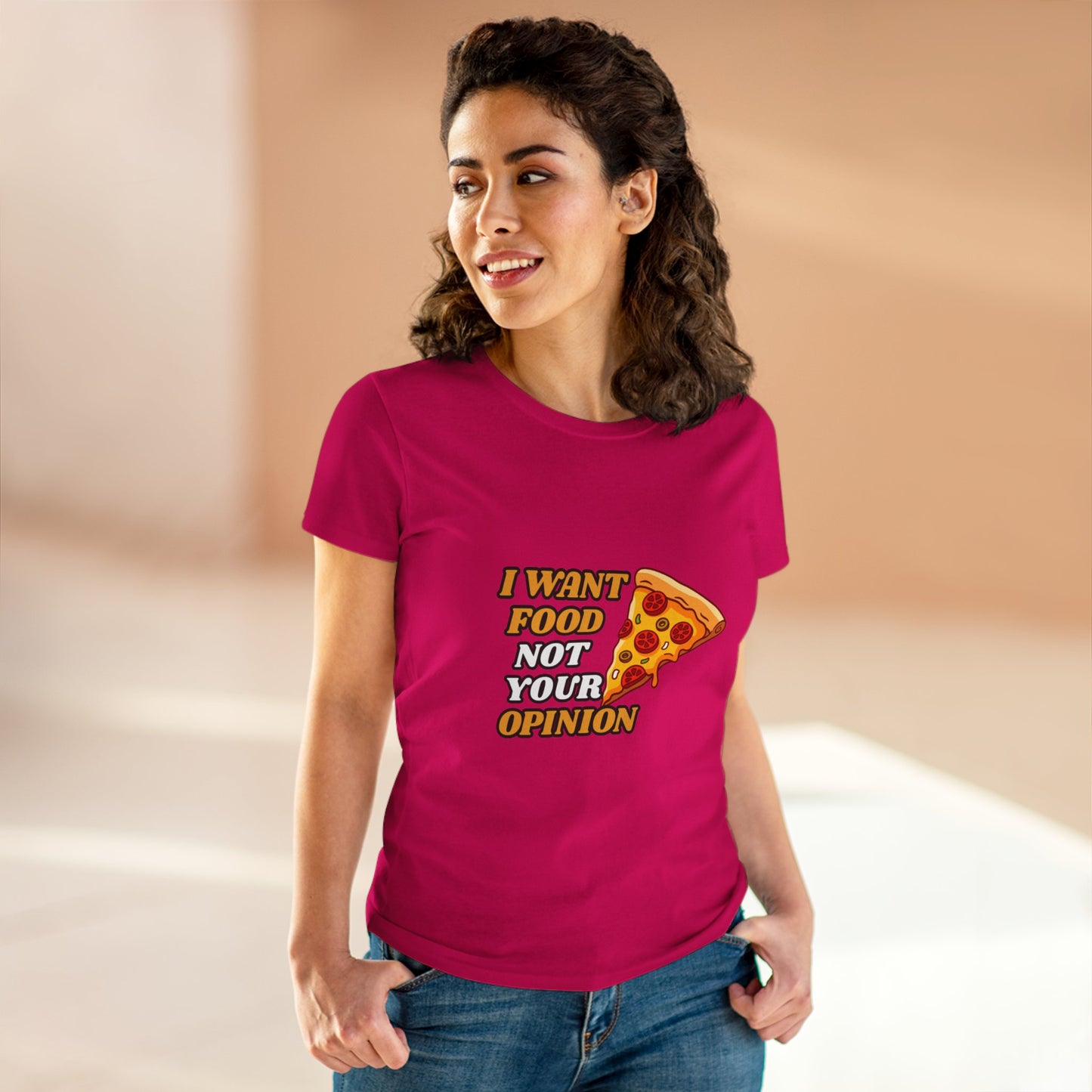 I Want Food Not Your opinion | Funny Graphic tee✨🍕