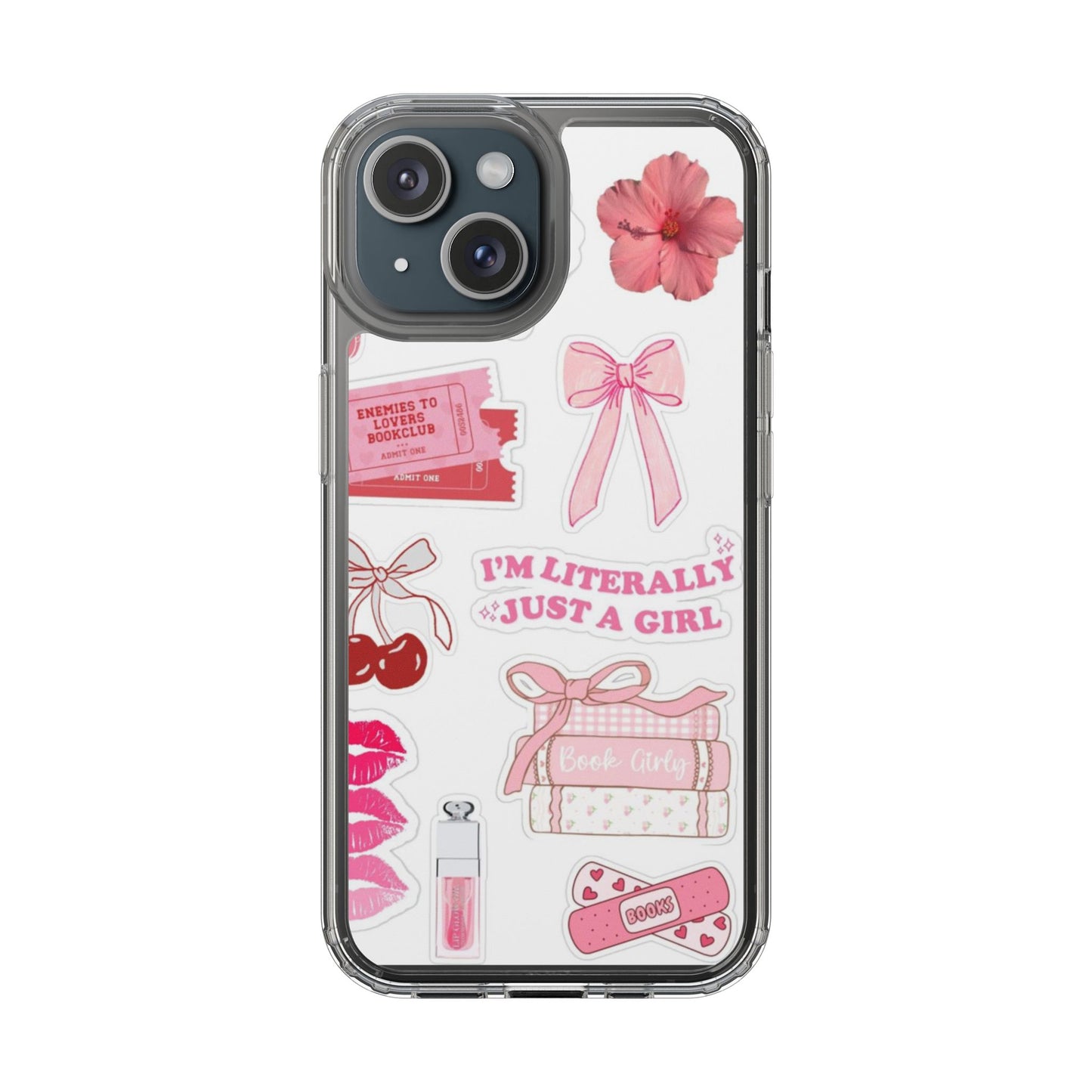 Pink Girly Aesthetic Phone Case | “I’m Just a Girl” Bookish Vibe 💕✨