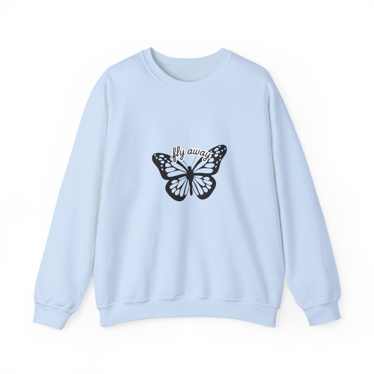 Butterfly "Fly Away" Aesthetic Sweatshirt – Soft & Cozy Vibe🦋✨