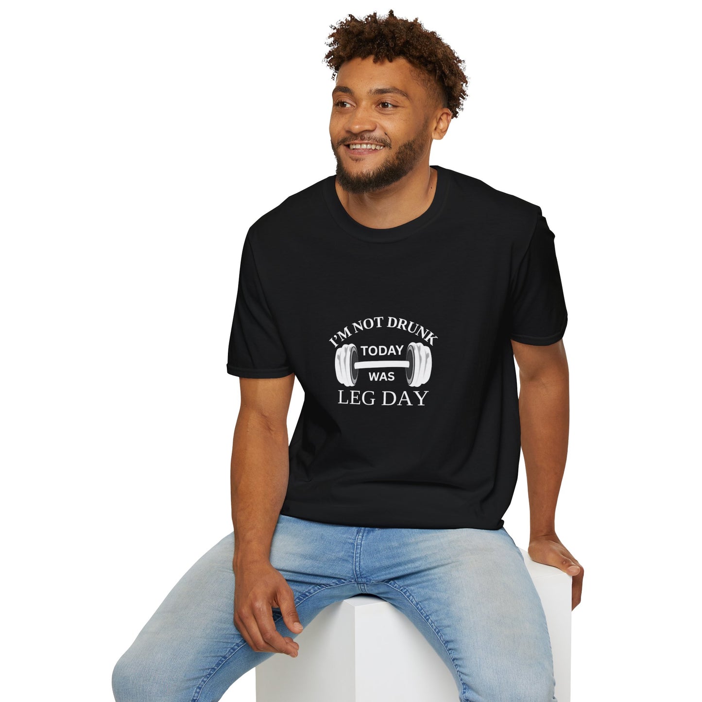 I’m Not Drunk, It Was Leg Day” Gym T-Shirt – Fitness Humor Tee