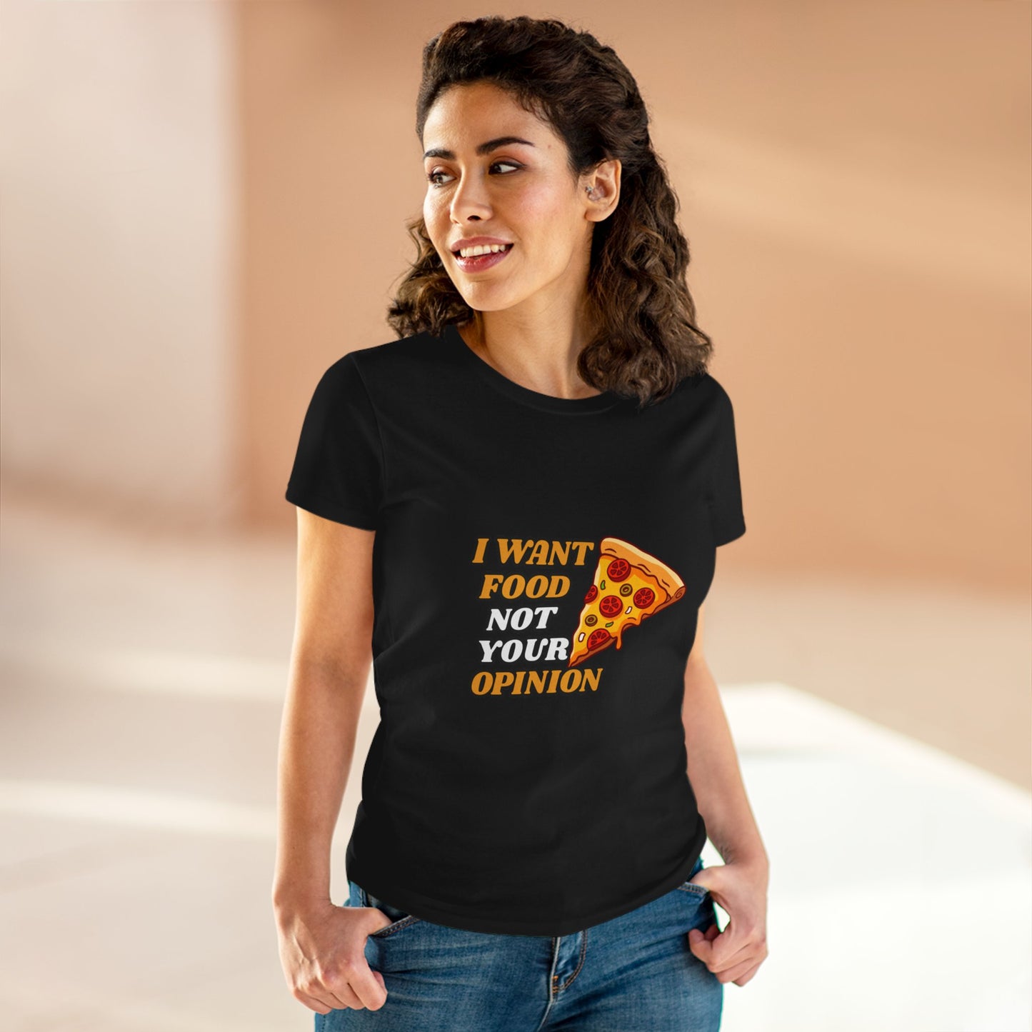 I Want Food Not Your opinion | Funny Graphic tee✨🍕