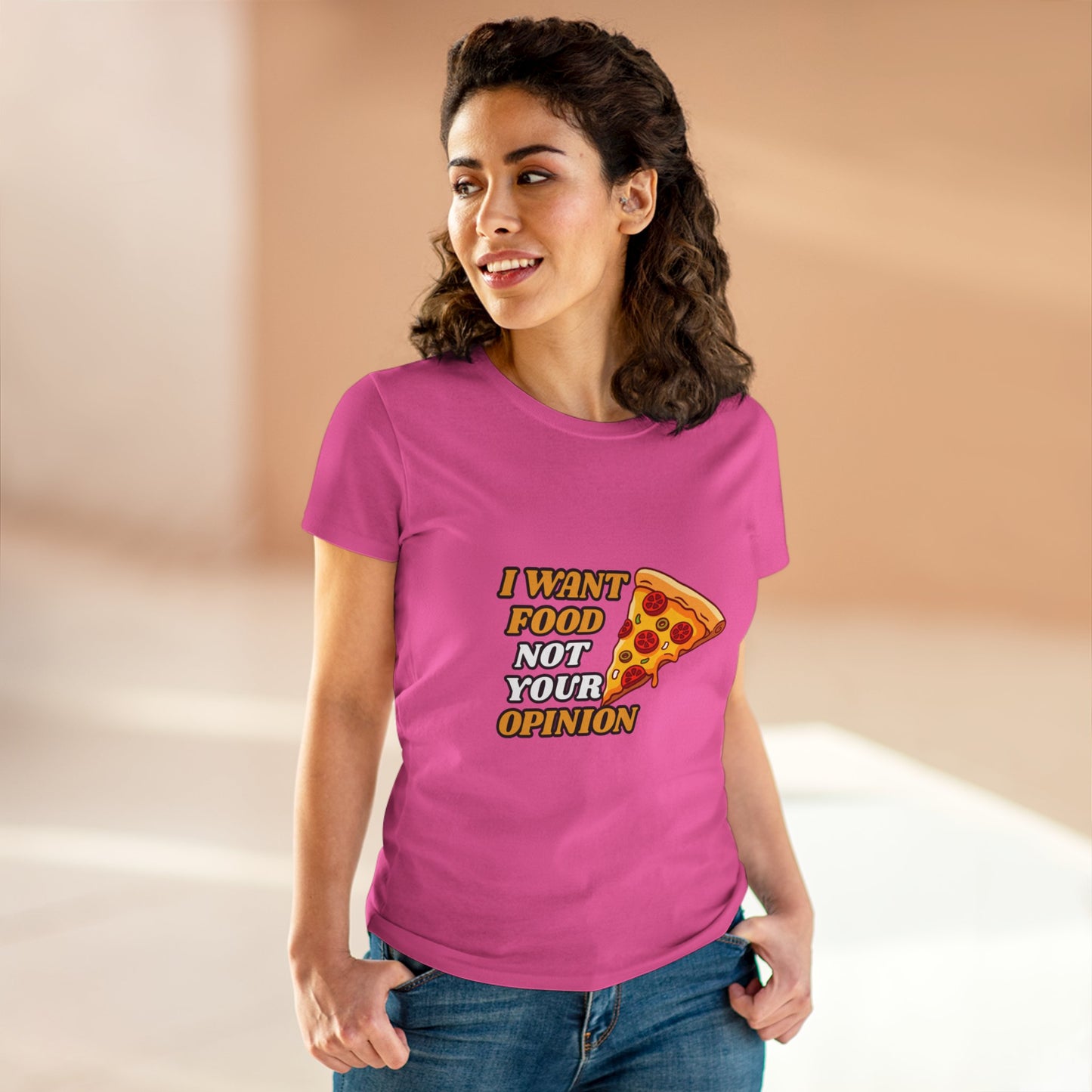 I Want Food Not Your opinion | Funny Graphic tee✨🍕