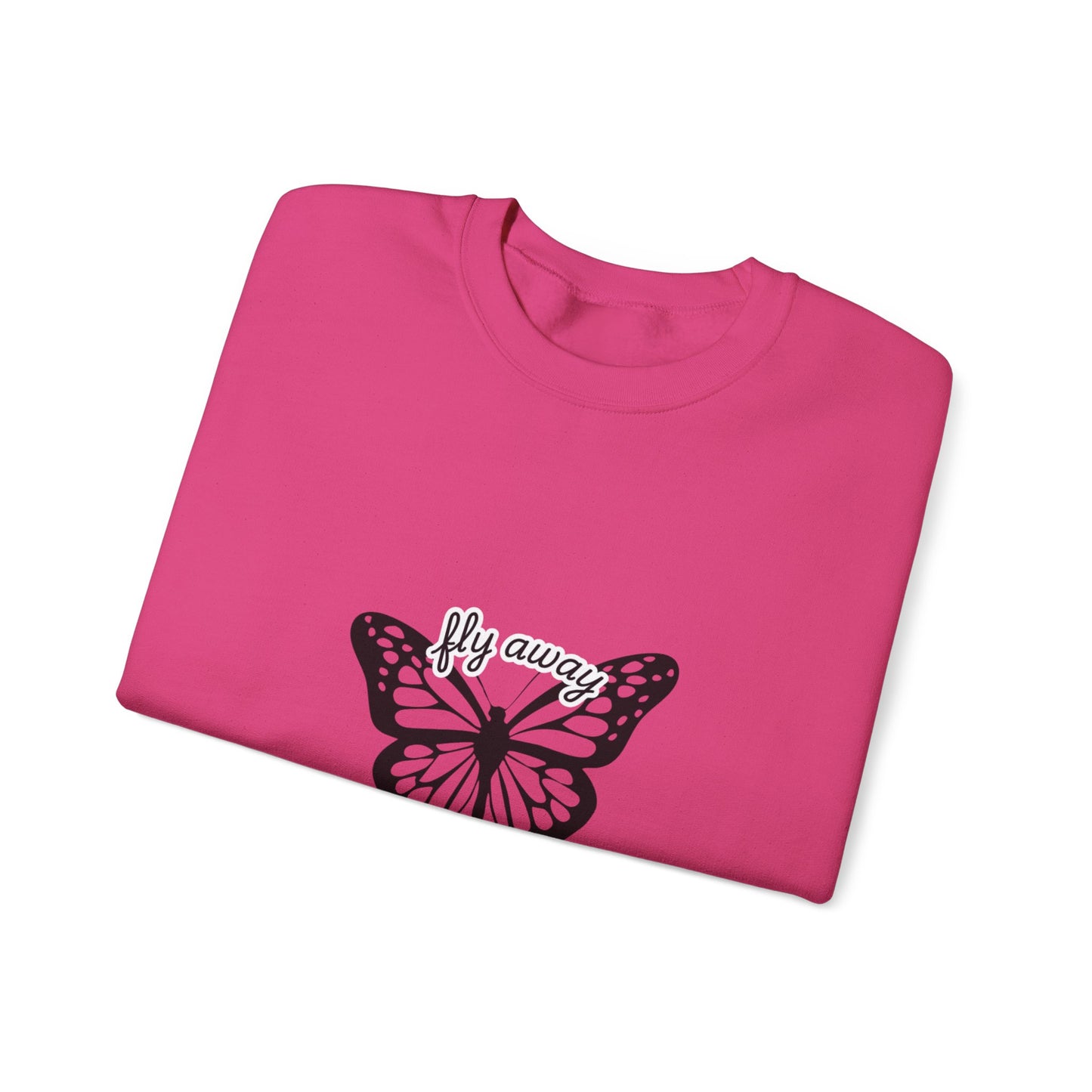 Butterfly "Fly Away" Aesthetic Sweatshirt – Soft & Cozy Vibe🦋✨