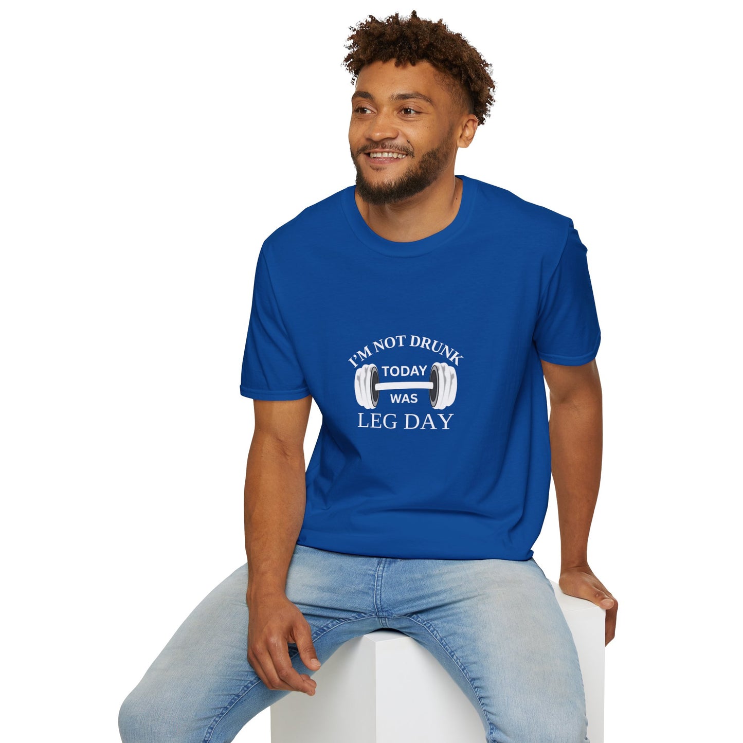 I’m Not Drunk, It Was Leg Day” Gym T-Shirt – Fitness Humor Tee