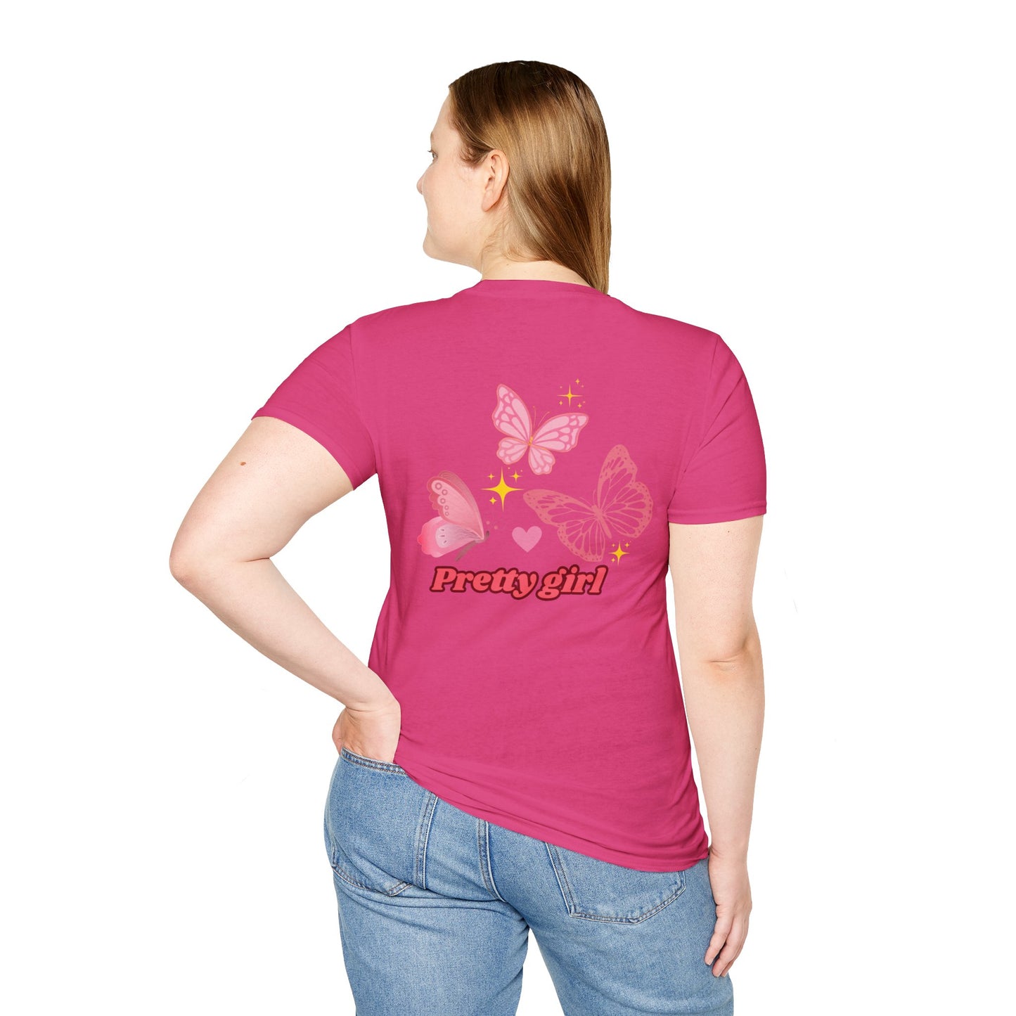 Girls Butterfly Print Tee - Cute & Comfy summer t-shirt🦋💗