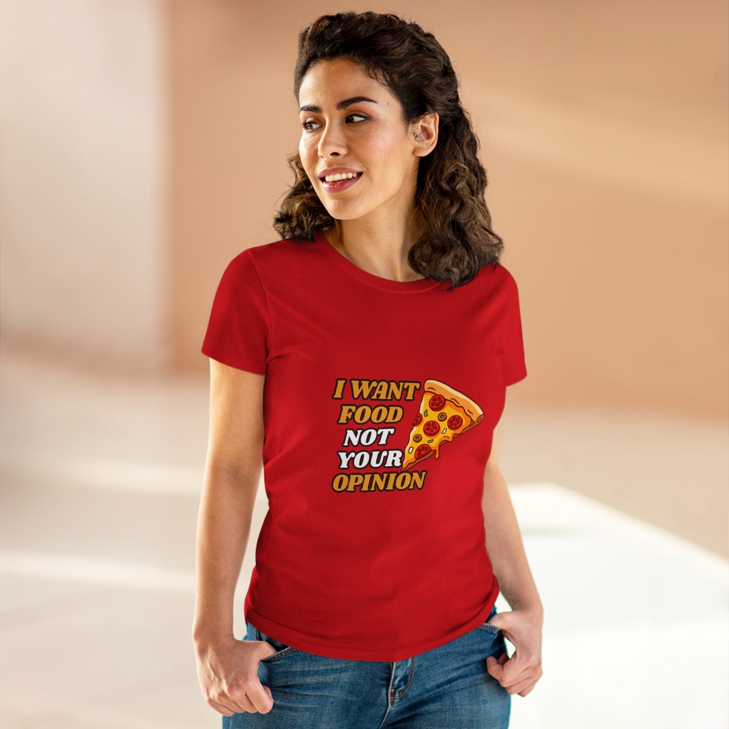 I Want Food Not Your opinion | Funny Graphic tee✨🍕
