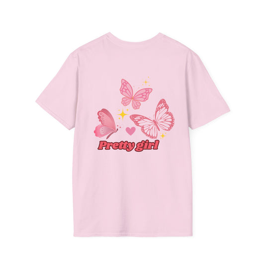 Girls Butterfly Print Tee - Cute & Comfy summer t-shirt🦋💗